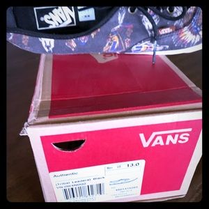 Tan Indian logo vans